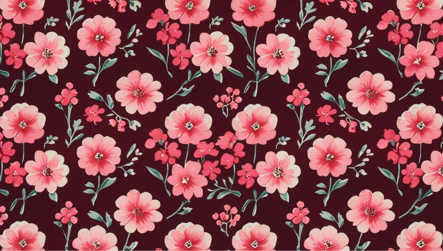 flower in dark red