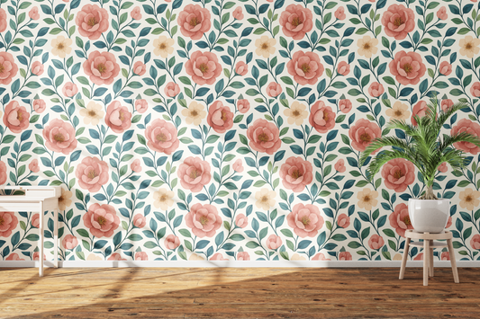 Vintage Floral Accent Patter