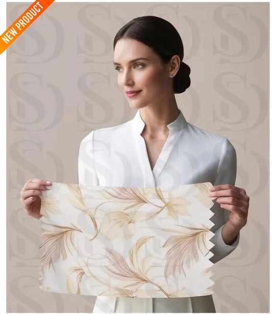 Elegant Floral Fabric Sample Fabric