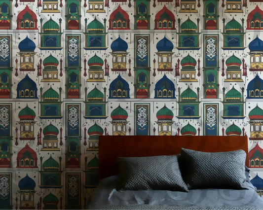 Exquisite Arabian Heritage Digital Paper Seamless Pattern