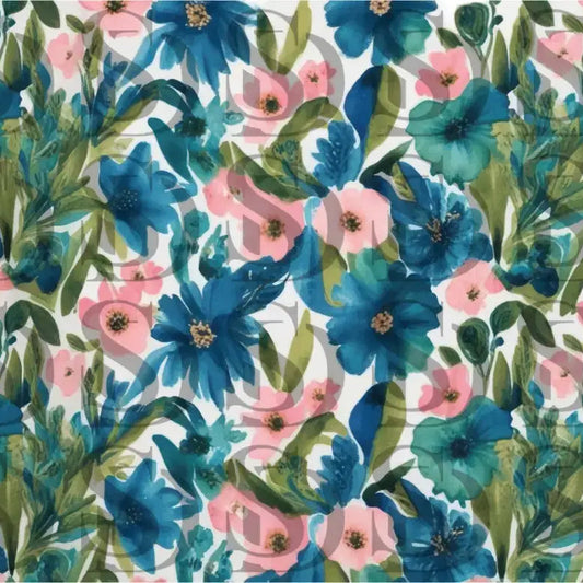 Seamless floral paradise botanical pattern digital paper preview