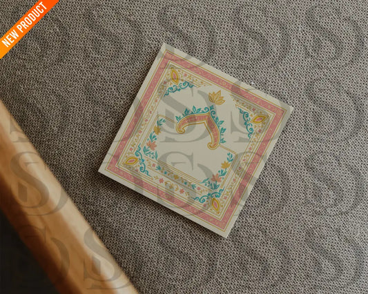 Royal Mughal Wedding Card Frame Digital Artwork