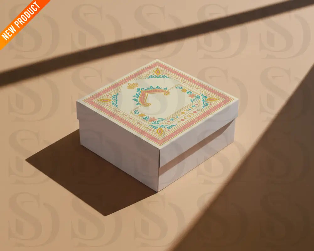 Royal Mughal Wedding Card Frame Digital Artwork