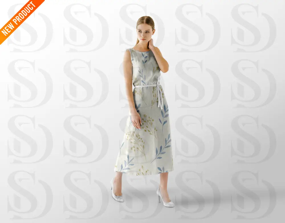 Serene Pastel Floral Pattern Fabric