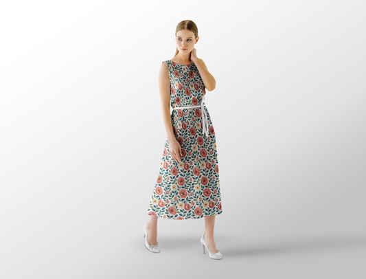 Vintage Floral Accent Patter