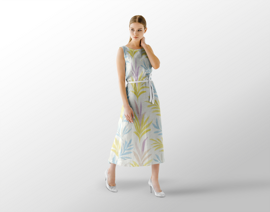 Soft Pastel Botanical Pattern
