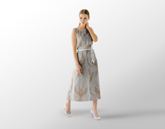 Elegant Floral Fabric Sample