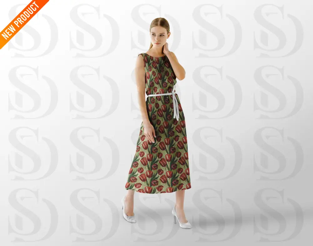 Timeless Tulip Elegance Fabric