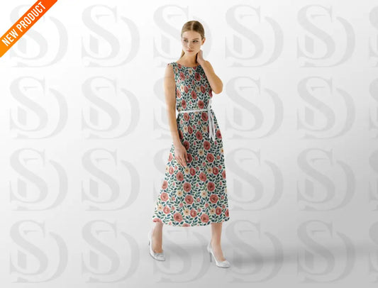 Vintage Floral Accent Patter Digital Desing