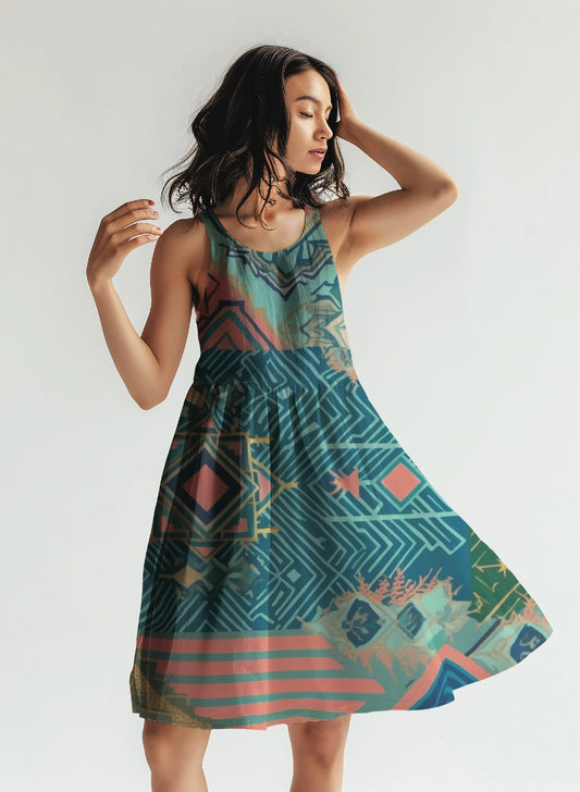 Modern Geometry Throw Pattern