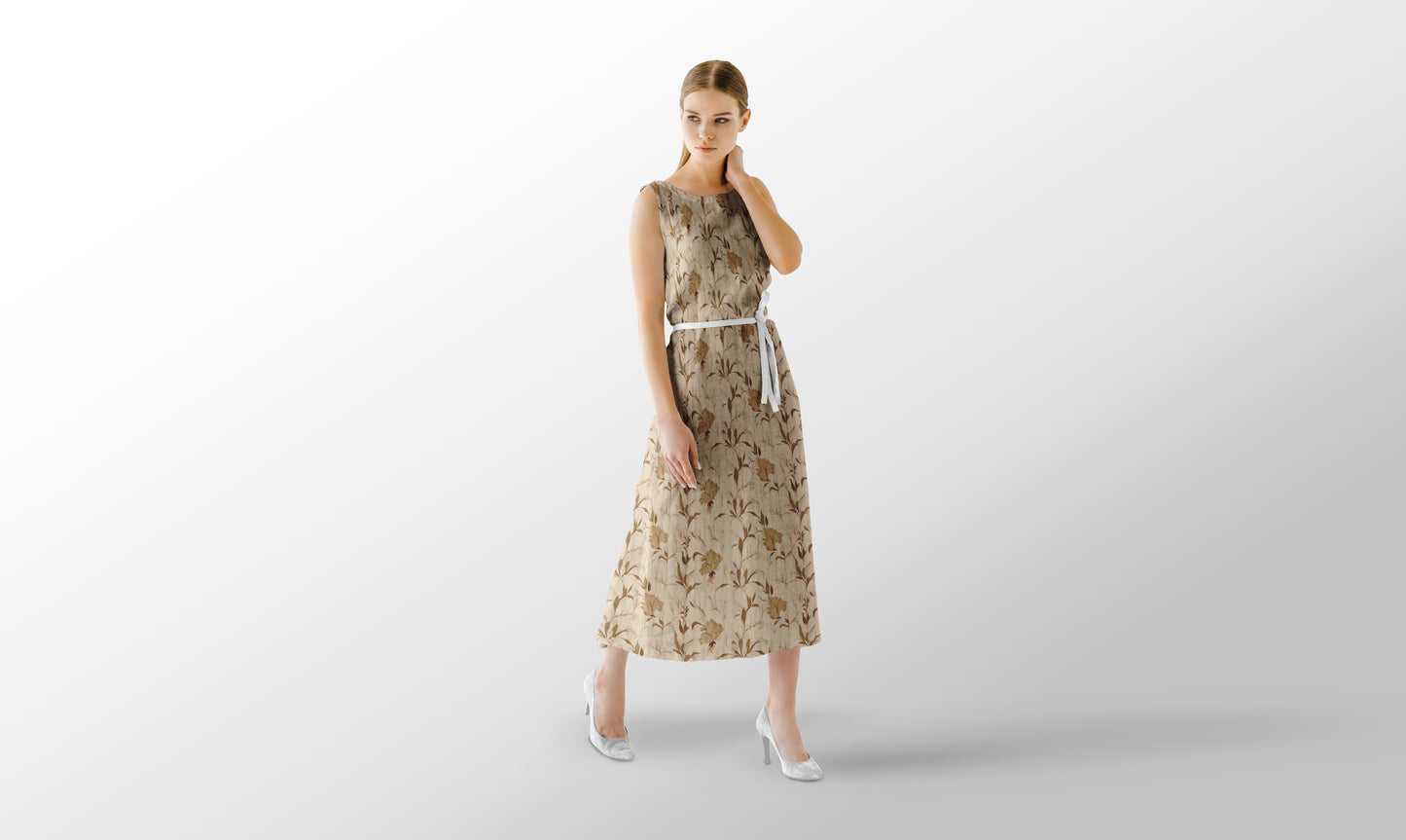 Vintage Botanical Elegance Subtle Floral pattern