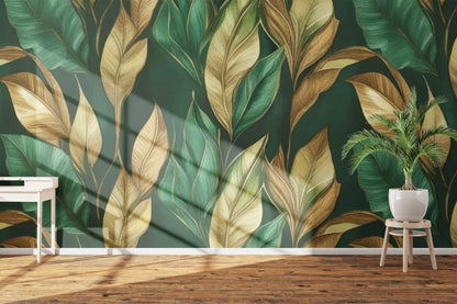 Luxe Botanical Wall Mural Pattern