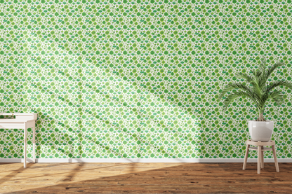 Green Botanical Floral Pattern