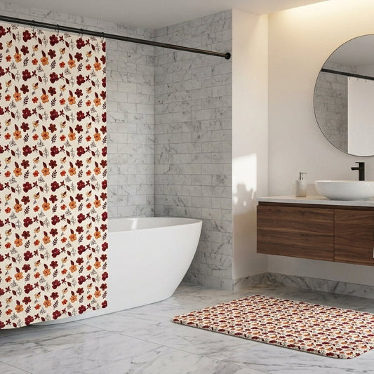 Autumn Bloom Mini Floral Seamless Pattern