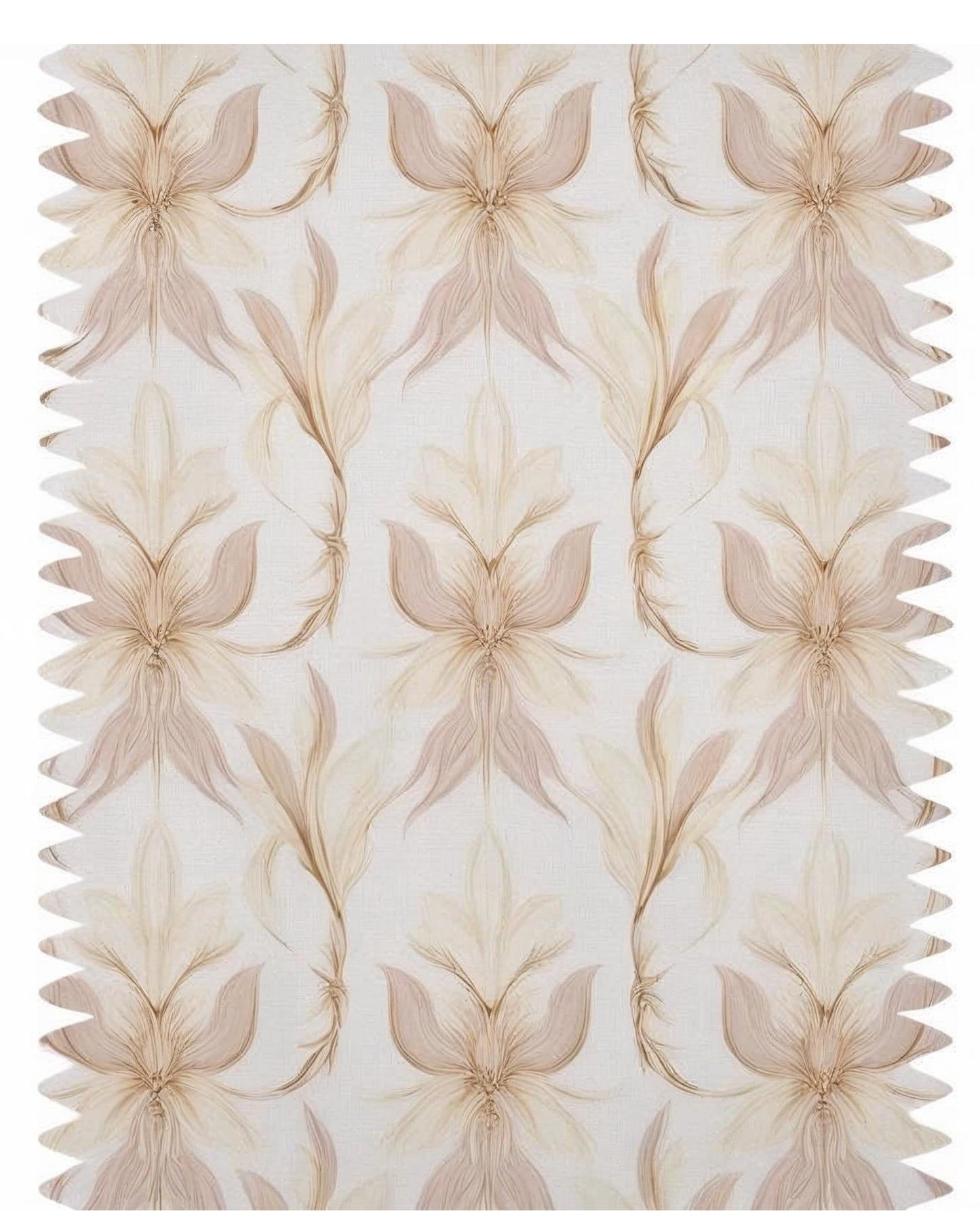 Elegant Floral Fabric Sample