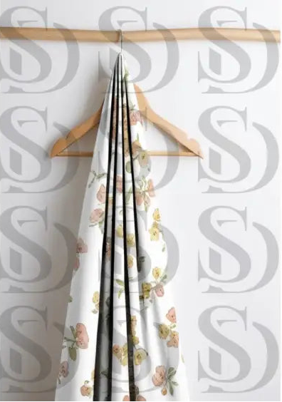 Vintage peach blossom floral seamless pattern on a soft neutral background
