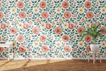 Vintage Floral Accent Patter