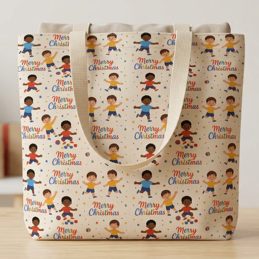 Kids Merry Christmas Playful Pattern