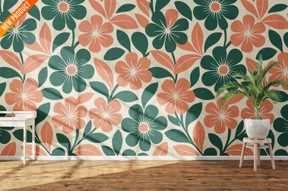 Bold Floral Pattern Fabric