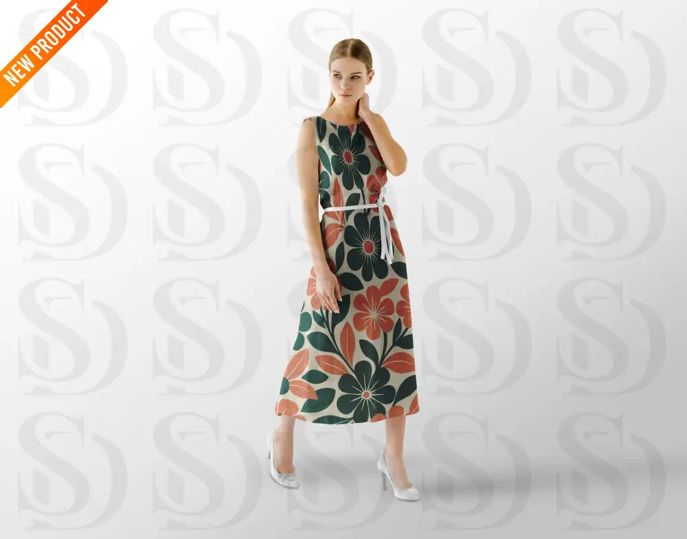 Bold Floral Pattern Fabric