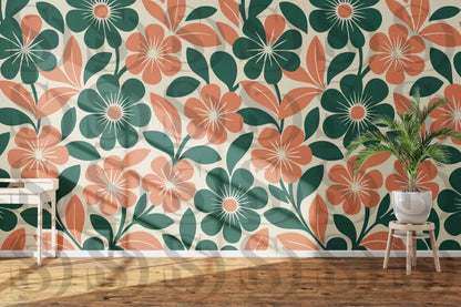 Bold Floral Pattern Fabric