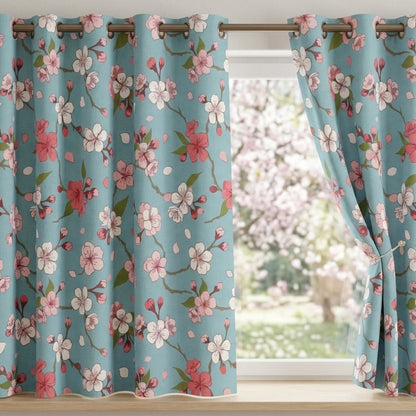 Spring Sakura Blossoms – Pastel Pink Cherry Floral Breeze Seamless Pattern