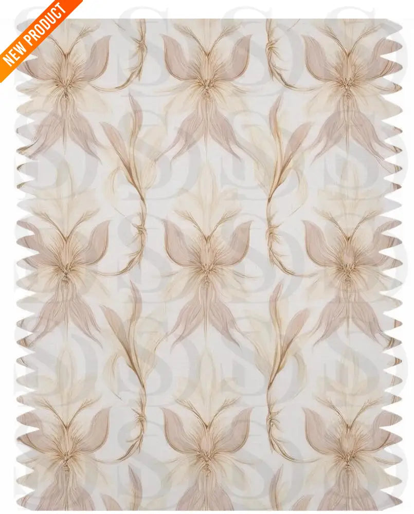 Elegant Floral Fabric Sample Fabric