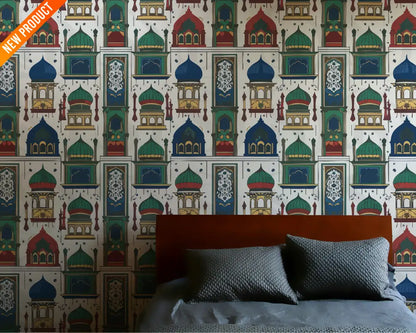 Exquisite Arabian Heritage Digital Paper Seamless Pattern