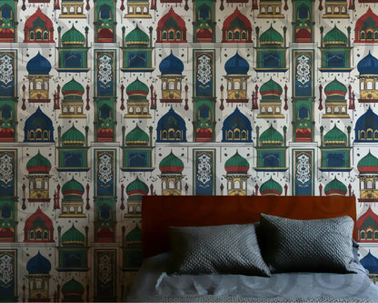 Exquisite Arabian Heritage Digital Paper Seamless Pattern