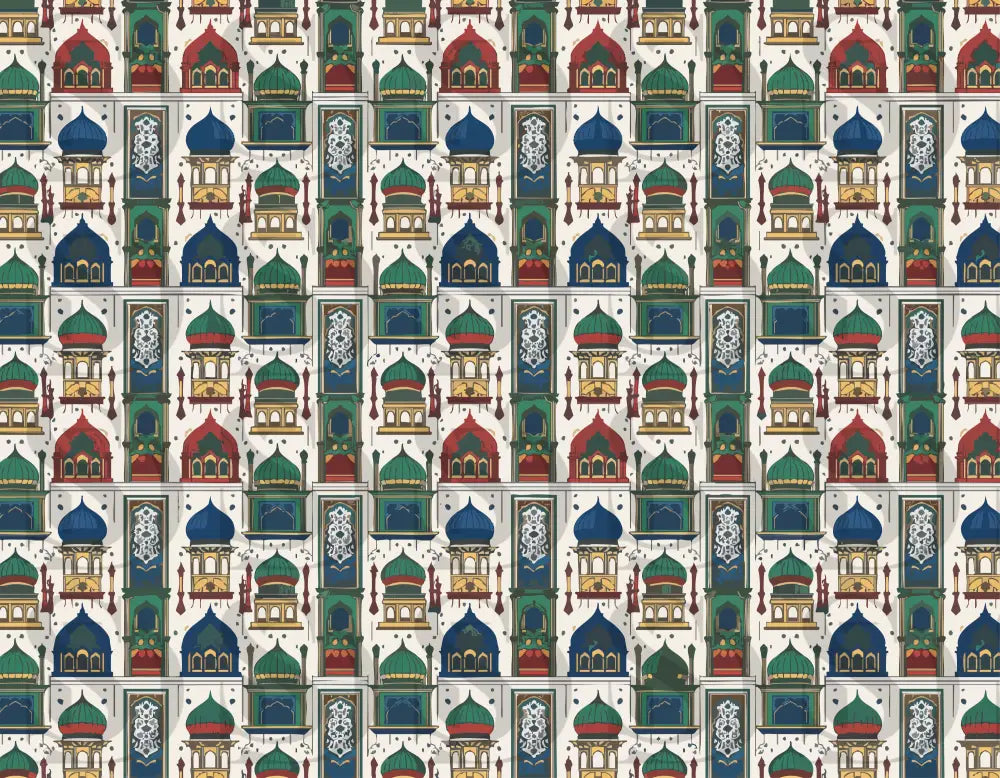 Exquisite Arabian Heritage Digital Paper Seamless Pattern