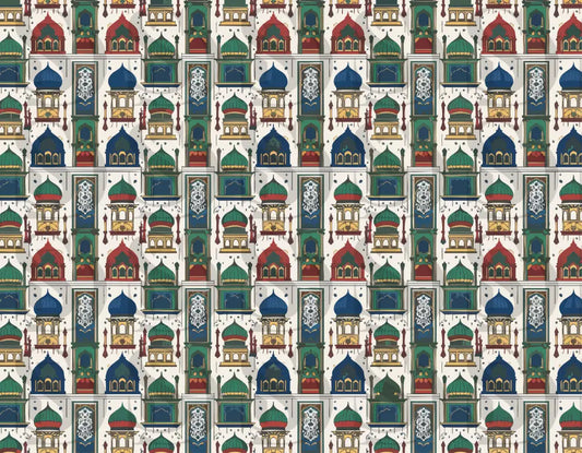 Exquisite Arabian Heritage Digital Paper Seamless Pattern