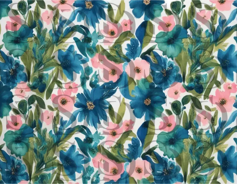 Seamless floral paradise botanical pattern digital paper preview