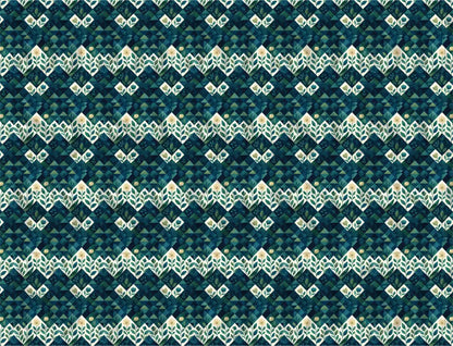 Geometric Green-Inspired Pattern Digital design