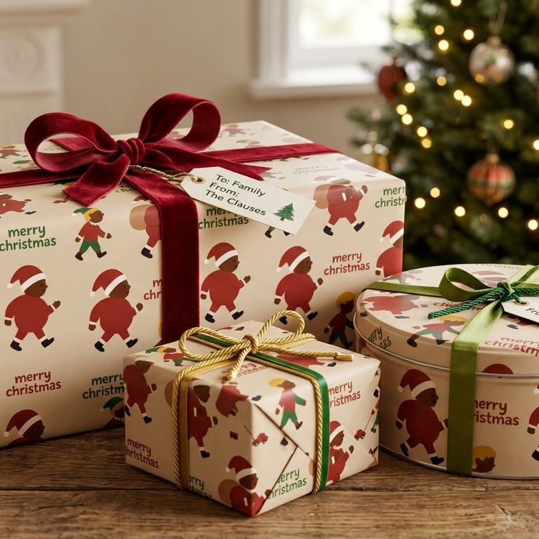 Merry Christmas Kids Characters Pattern