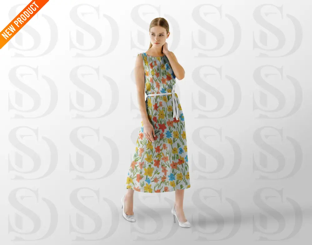 Happy summer flower Fabric