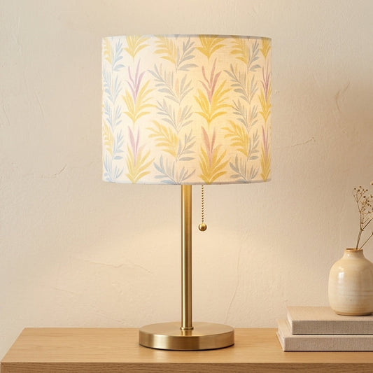 Soft Pastel Botanical Leaf Seamless Pattern