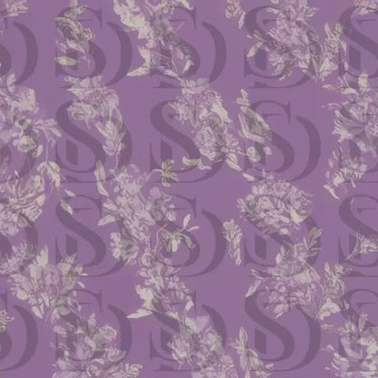 Alt Text: Seamless lavender floral pattern with delicate botanical motifs