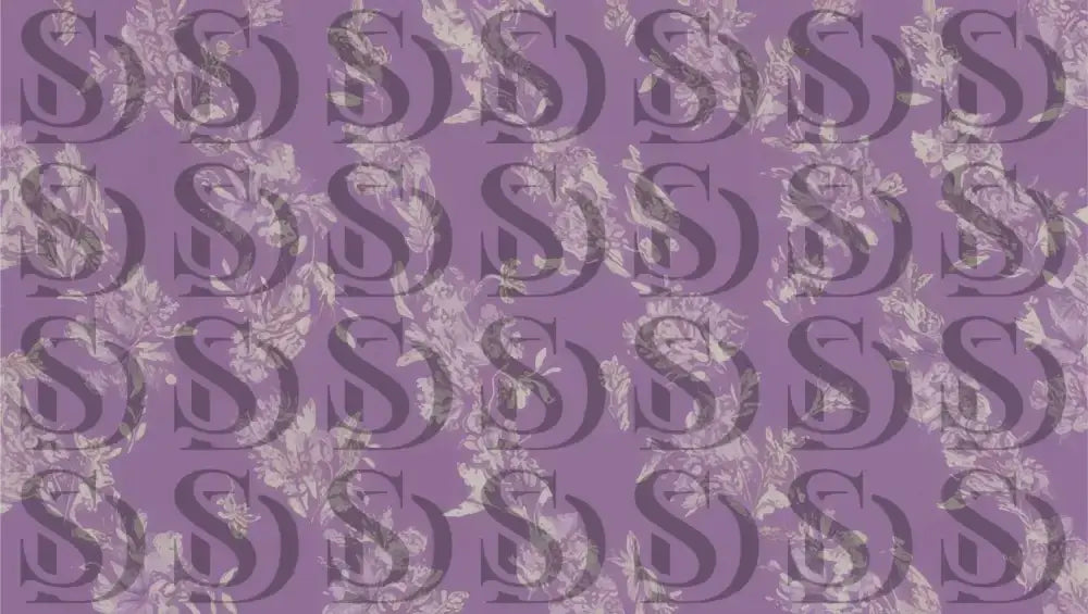 Alt Text: Seamless lavender floral pattern with delicate botanical motifs