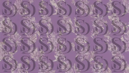 Alt Text: Seamless lavender floral pattern with delicate botanical motifs