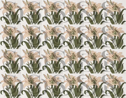 Luxe botanical leaf seamless pattern in dark green and gold tones