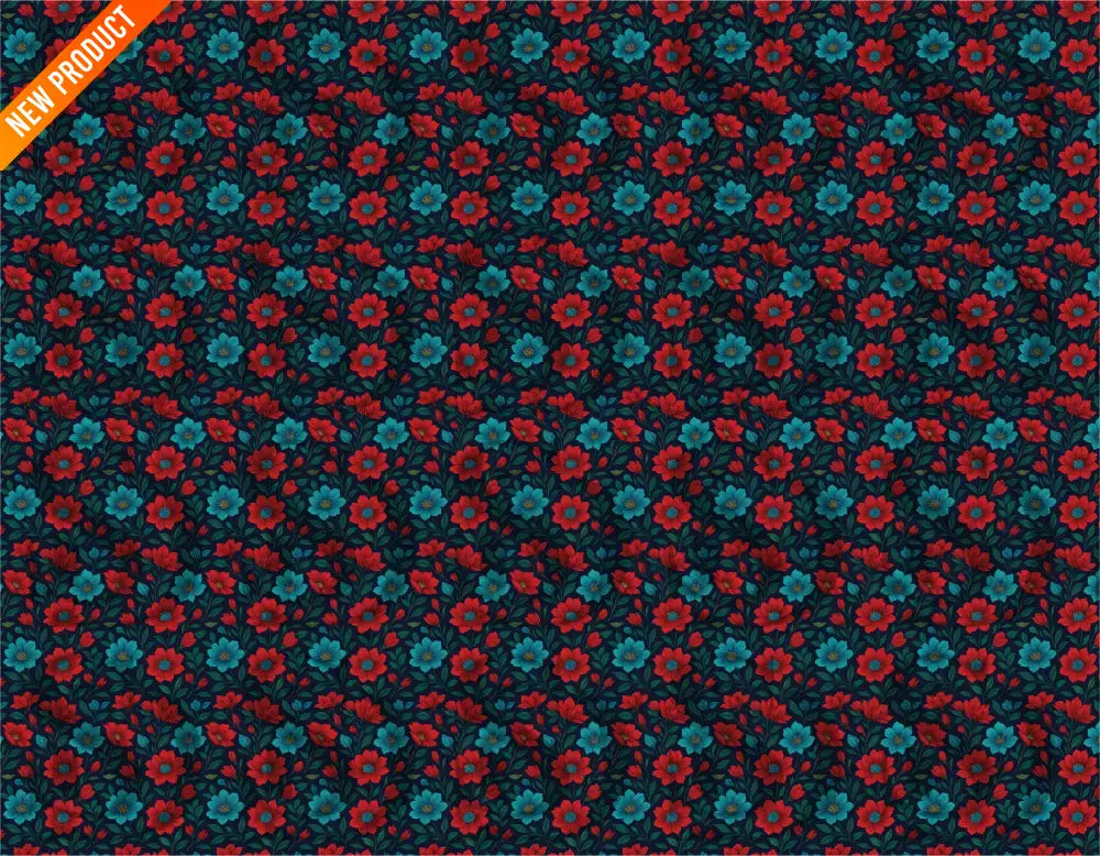 Midnight Bloom Floral Seamless Pattern Seamless Pattern