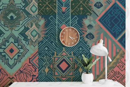 Modern Geometry Throw Pattern Fabric