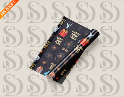 New Year 2026 Celebration Gifts Pattern Seamless Pattern