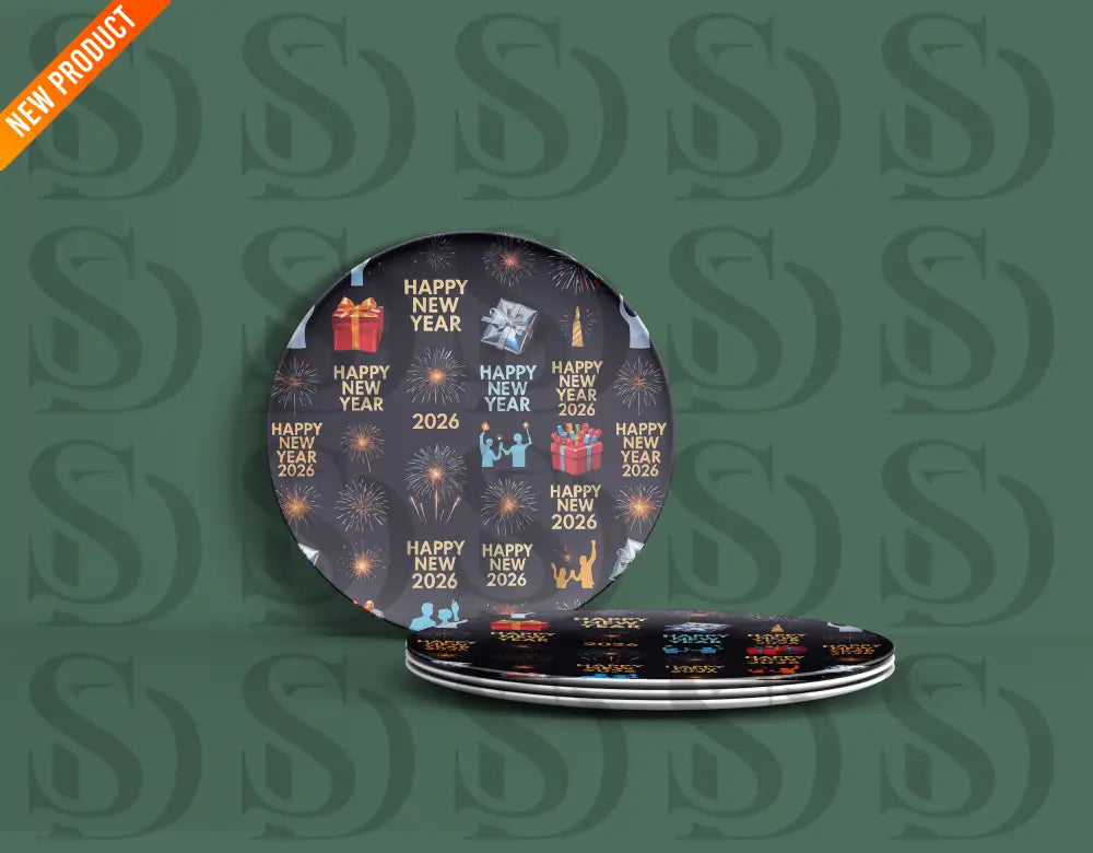 New Year 2026 Celebration Gifts Pattern Seamless Pattern