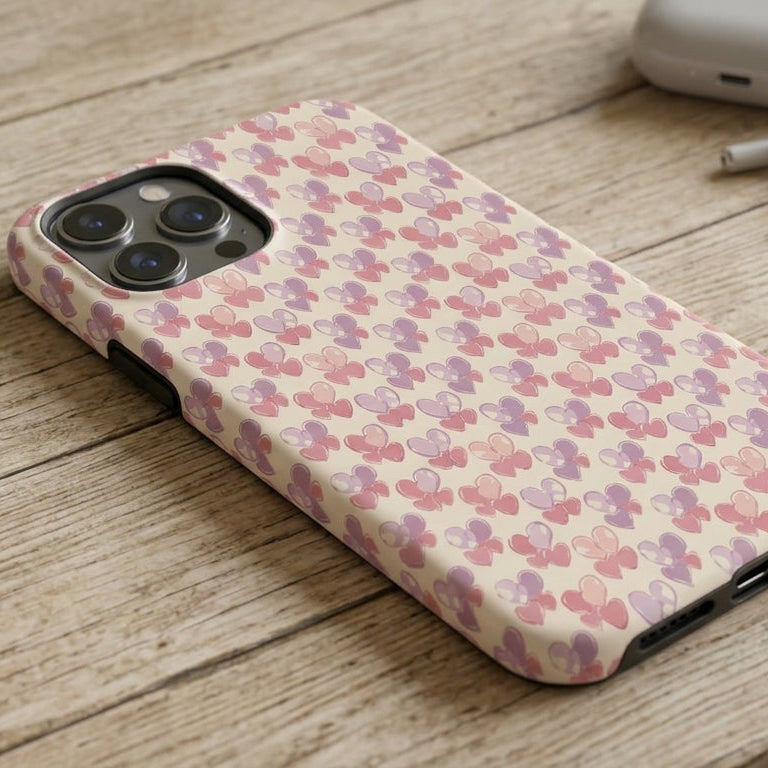 Pastel Heart Seamless Pattern – Romantic Valentine Hearts for Fabric, Wallpaper & Apparel Design