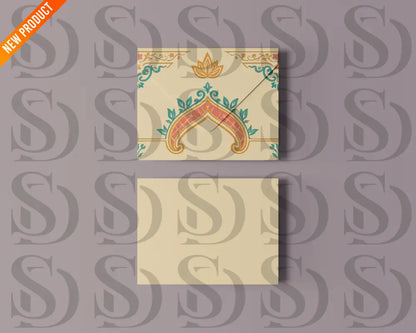 Royal Mughal Wedding Card Frame Digital Artwork