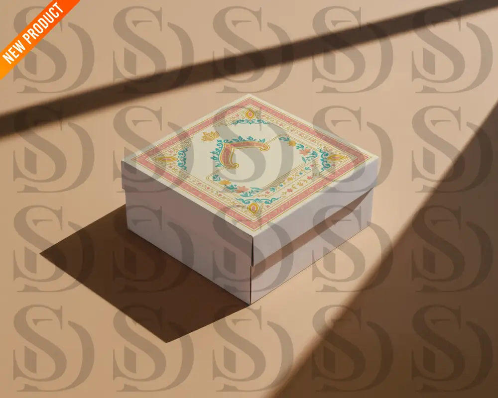 Royal Mughal Wedding Card Frame Digital Artwork