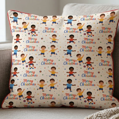 Kids Merry Christmas Playful Pattern