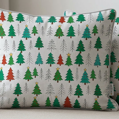 Hand-Drawn Christmas Trees Pattern