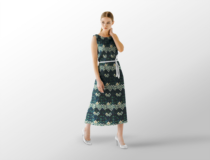 Geometric Green-Inspired Pattern